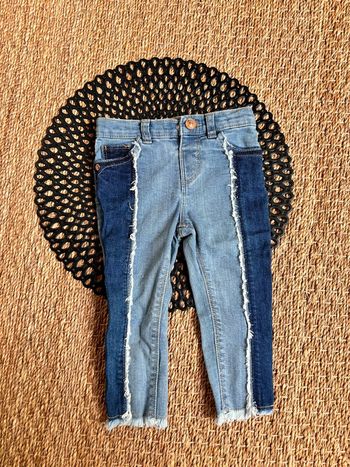 Jean bi ton effiloché