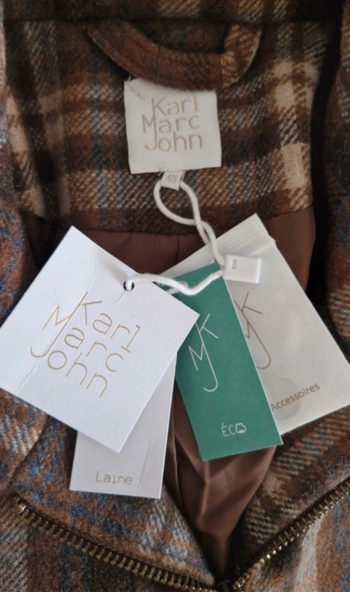 Magnifique manteau femme Karl Marc John T38/40 - photo numéro 3