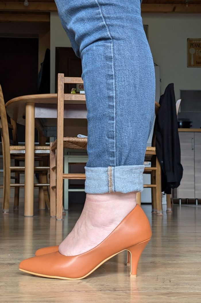 🤎 Escarpins marron clair – Comme neufs ! - photo numéro 6