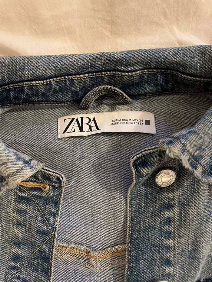 Veste en jean bleu - photo numéro 3