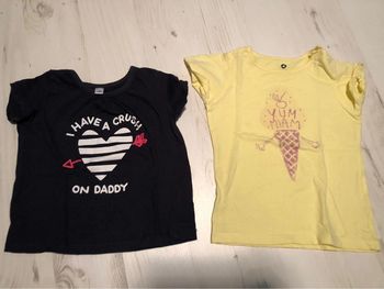Lot de 2 t shirts 18 mois Z grain de blé