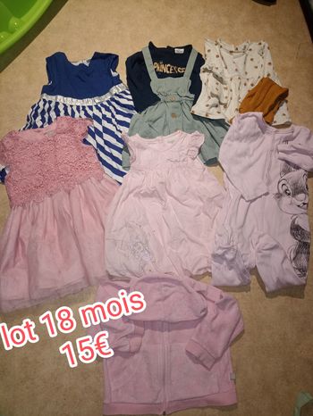 Lot 18 mois