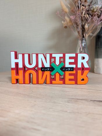 Hunter x hunter logo décoratif 20x8cm