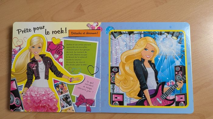 Livre barbie puzzle - photo numéro 4