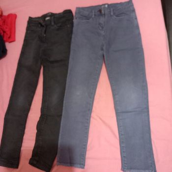 Lot 2 jeans slim fille