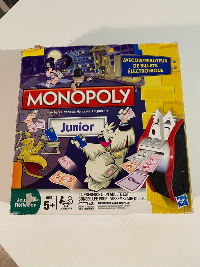 Monopoly junior distributeur électronique