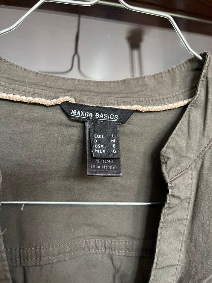 Robe kaki Mango T. L - photo numéro 5