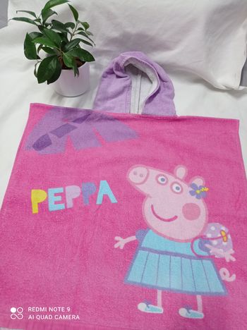 Poncho cape de bain Peppa pig