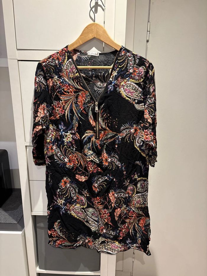 Robe midi colorée