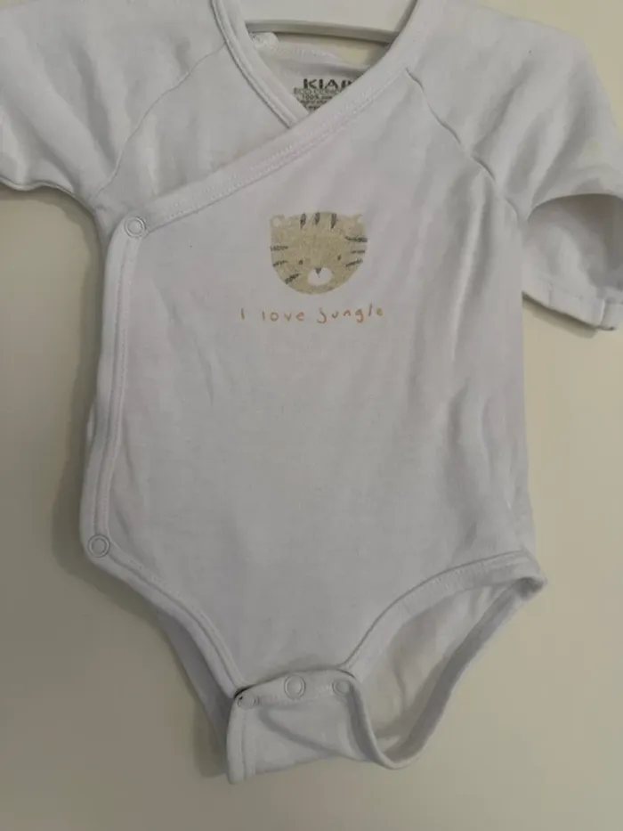 Body manches longues 0/1 mois bébé fille ou garçon kiabi - photo numéro 2