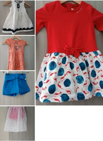 Lot vêtements fille été  et printemps 4ans