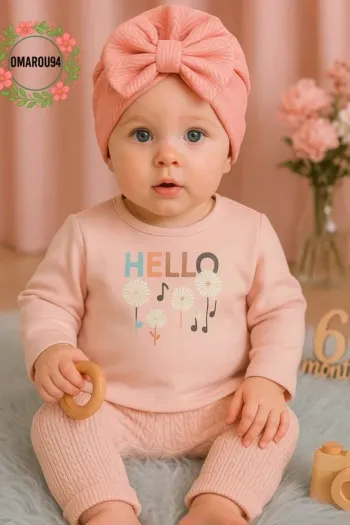 Ensemble 3 pièces obaïbi/Gémo fille 6 mois 🎀