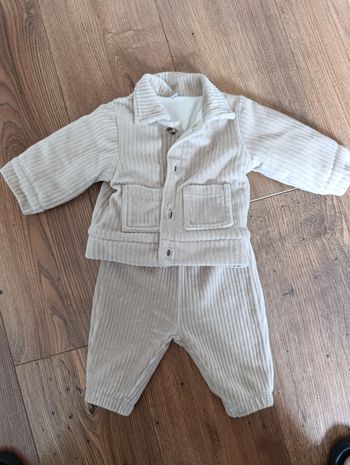 Ensemble velour 3 mois