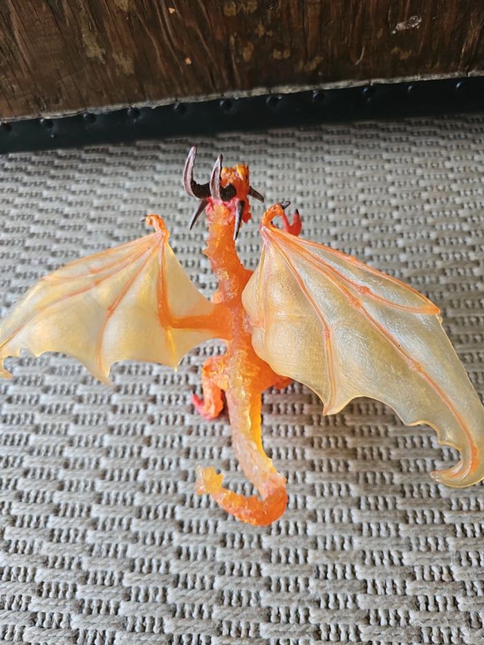 Figurine dragon de feu plastoy - photo numéro 9