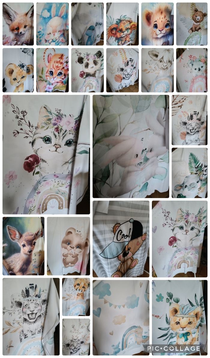 Panneaux a coudre pour couvertures, tapis étapes, bavoirs, gigoteuses - photo numéro 2