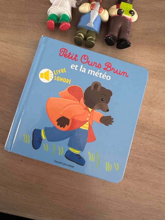 Livre sonore petit ours brun la météo et 8 personnages de la famille de petit ours brun - photo numéro 3