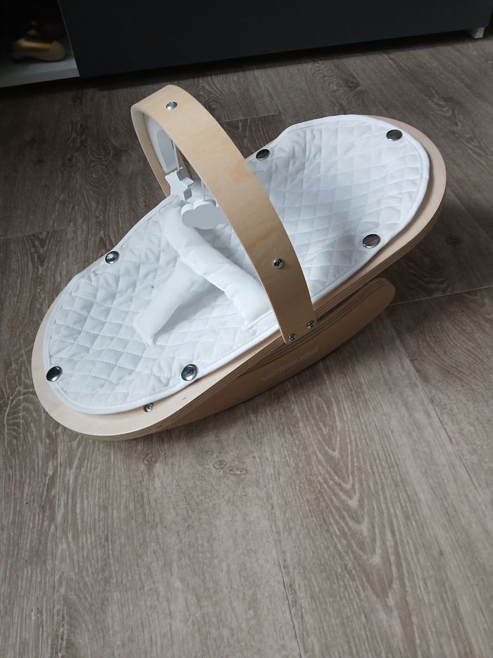 Jouet transat poupon vertbaudet en bois - photo numéro 9