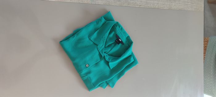 Chemise verte H&M femme Taille 36 – manches longues – élégante & chic - photo numéro 8