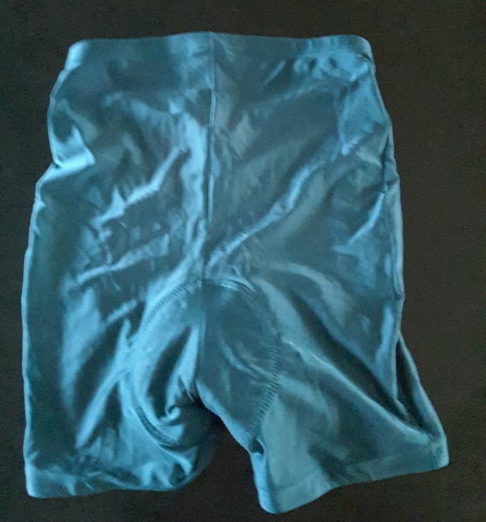 Short cycliste bleu pétrole – Décathlon – XXL - photo numéro 2