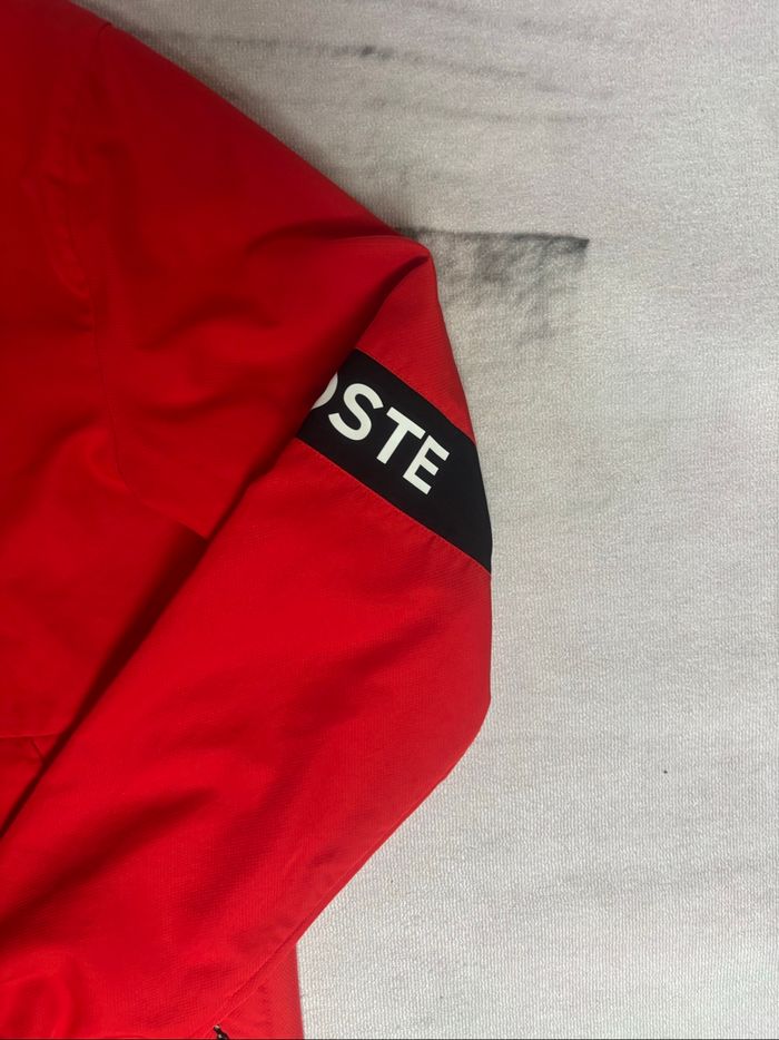 Veste Lacoste d’extérieur/survêtement rouge et noir taille S 46/48 - photo numéro 7