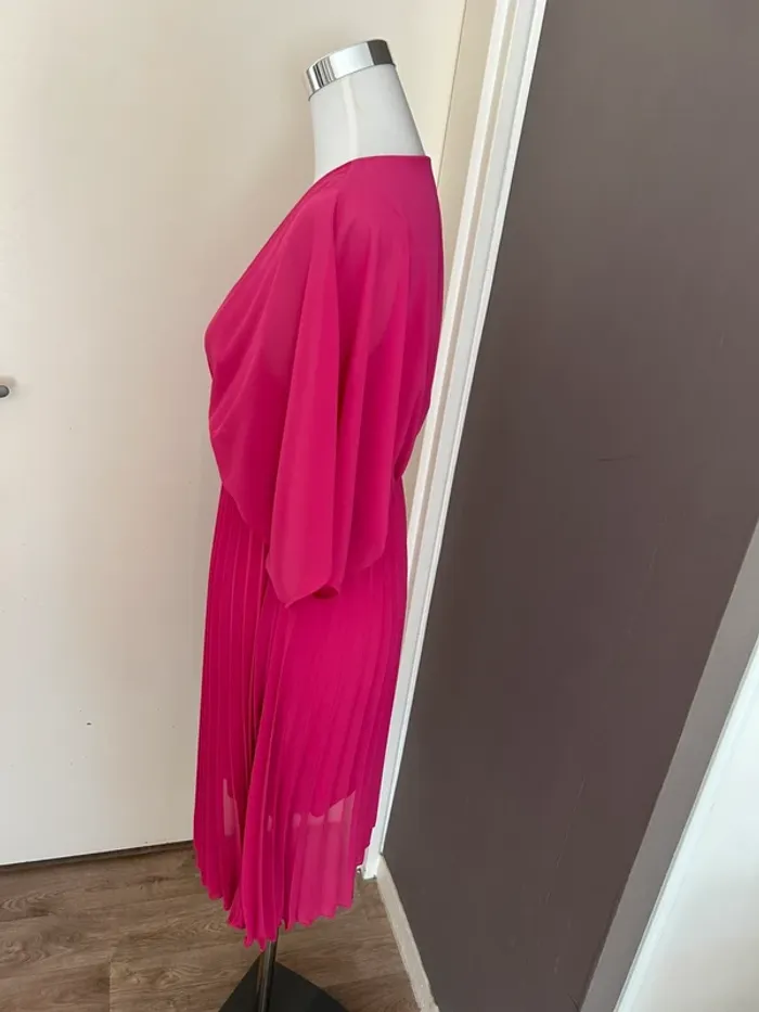 Senes robe, rose, fuchsia été femme, taille 40 - photo numéro 3