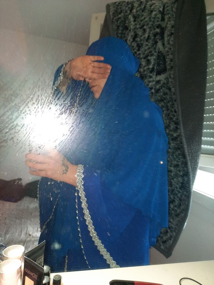 Abaya et Khimar bleu nuit - photo numéro 6