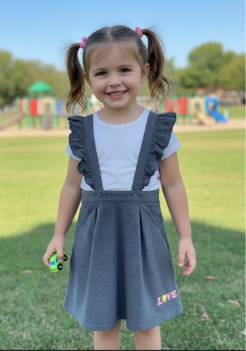 jupe salopette orchestra taille 6 ans