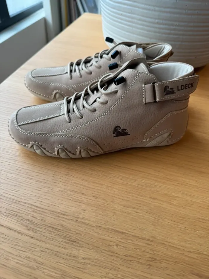 Baskets montantes beige taille 37 - photo numéro 2