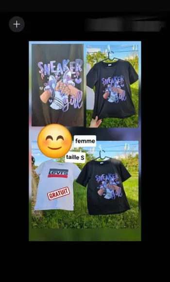 TEE shirt taille s +1 gratuit