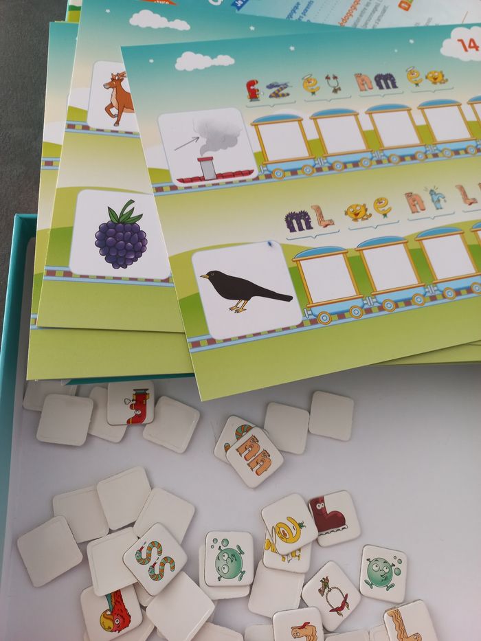 Le petit train des alphas éditions récréalire jeu - photo numéro 3