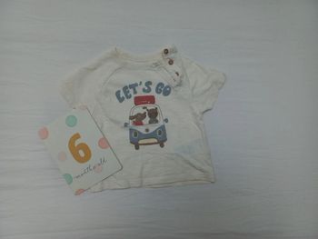 T-shirt manche courte 6 mois