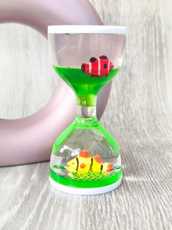 Sablier à huile apaisant vert