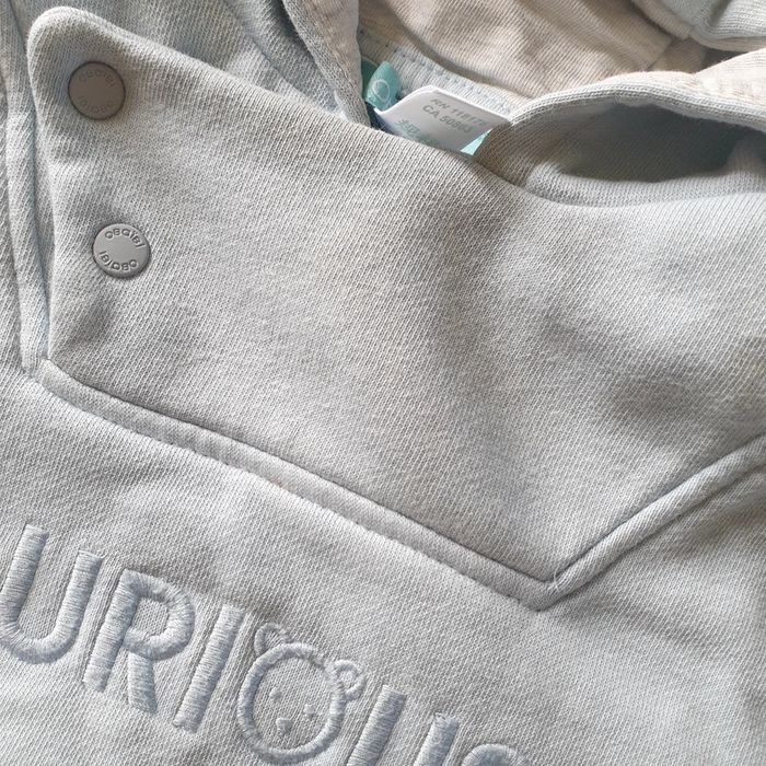 💚 Ensemble sweat à capuche bas de jogging 9/12 mois Obaïbi #emyfleury_12moisgarçon - photo numéro 2