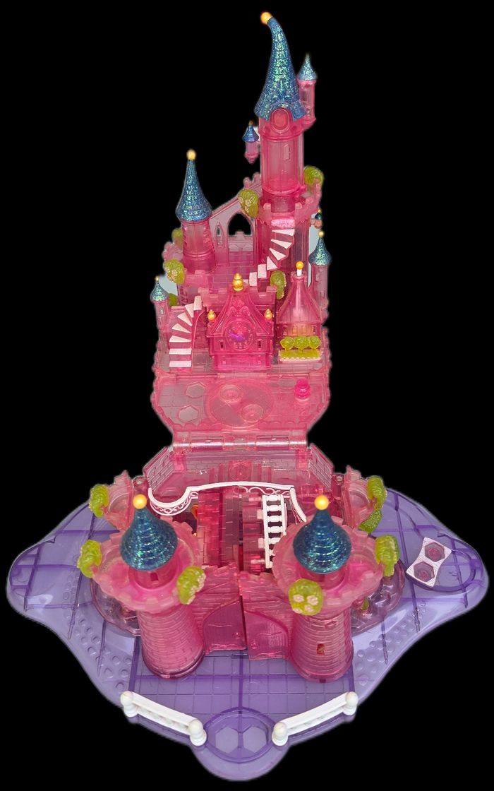 Polly pocket chateau de cendrillon lumineux 1995 blue bird vintage - photo numéro 8