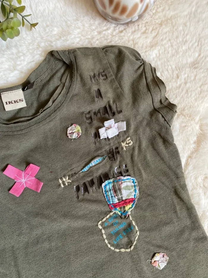 💚Très beau T-shirt IKKS fille 3 ans - style chic et tendance💚 - photo numéro 6