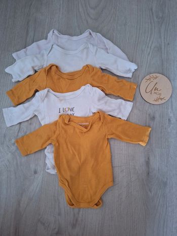 Lot de 5 body manches longues