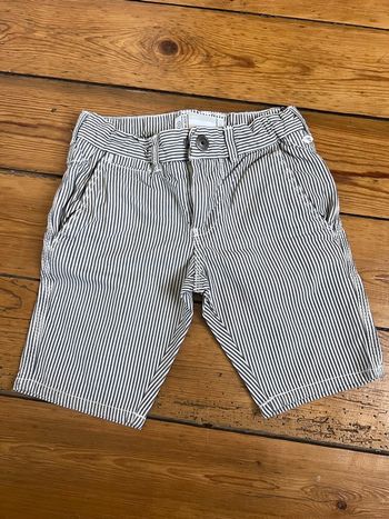 Short garçon 3 ans Okaidi rayures grises