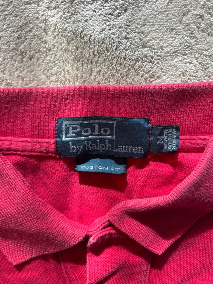 Polo Ralph Lauren - Custom Fit - Rouge - Taille M - photo numéro 4