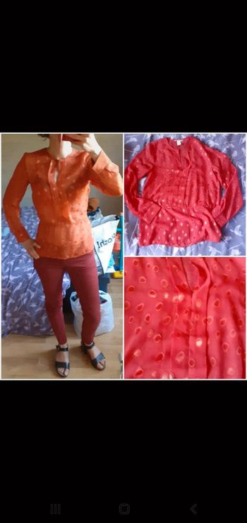 Blouse transparente taille 34