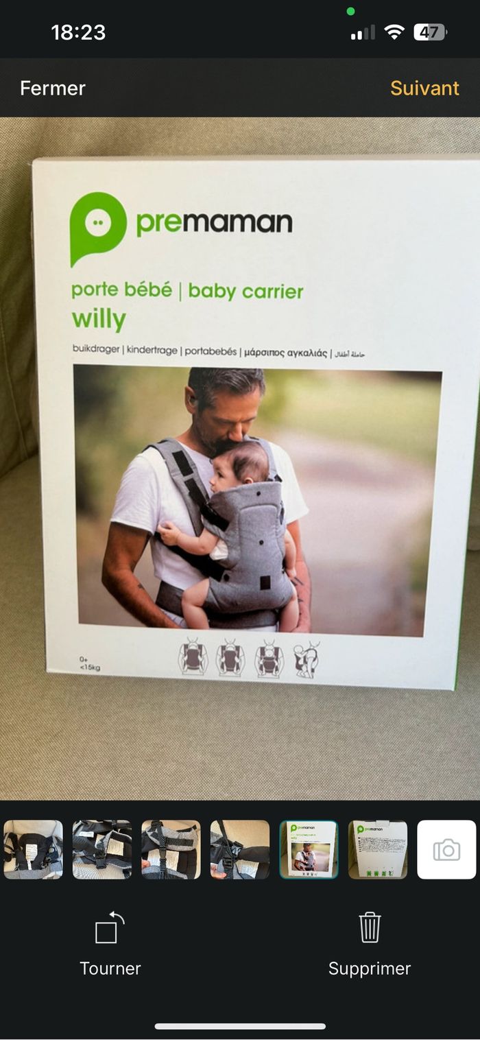 Porte bébé - photo numéro 6