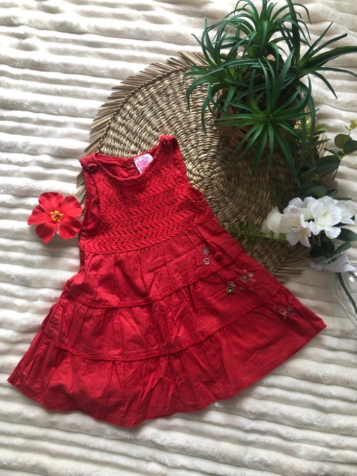 Robe rouge Ptites canailles