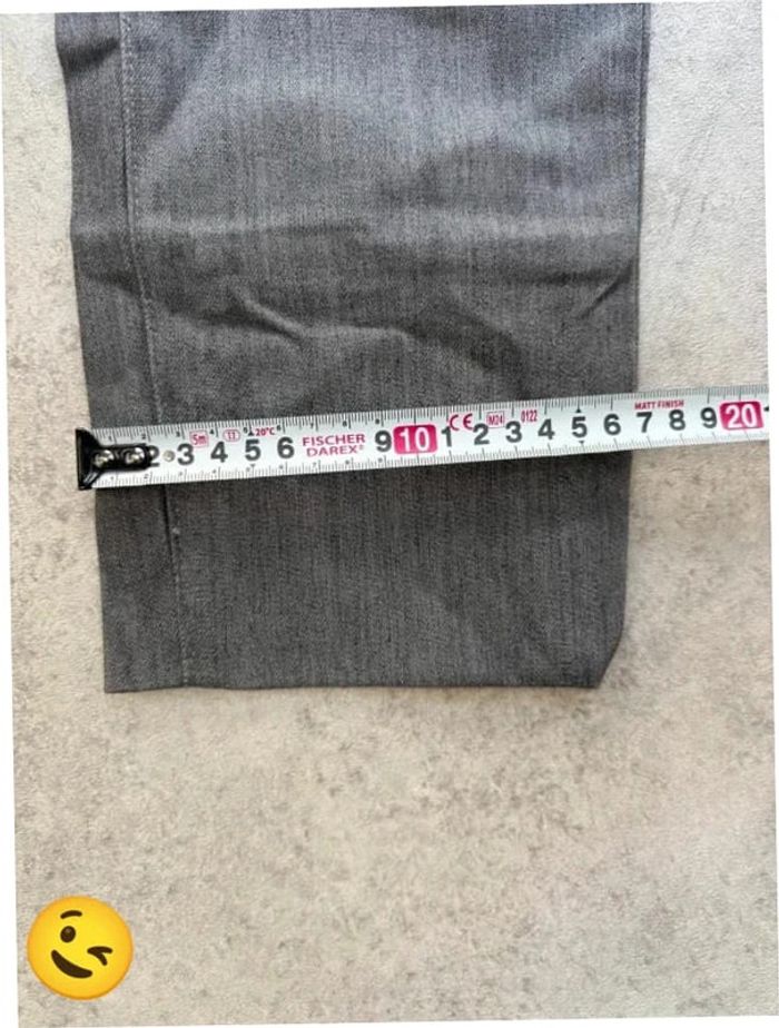 Jeans Levi's demi curve W34 FR44 coupe skinny gris Femme women pan587b - photo numéro 6