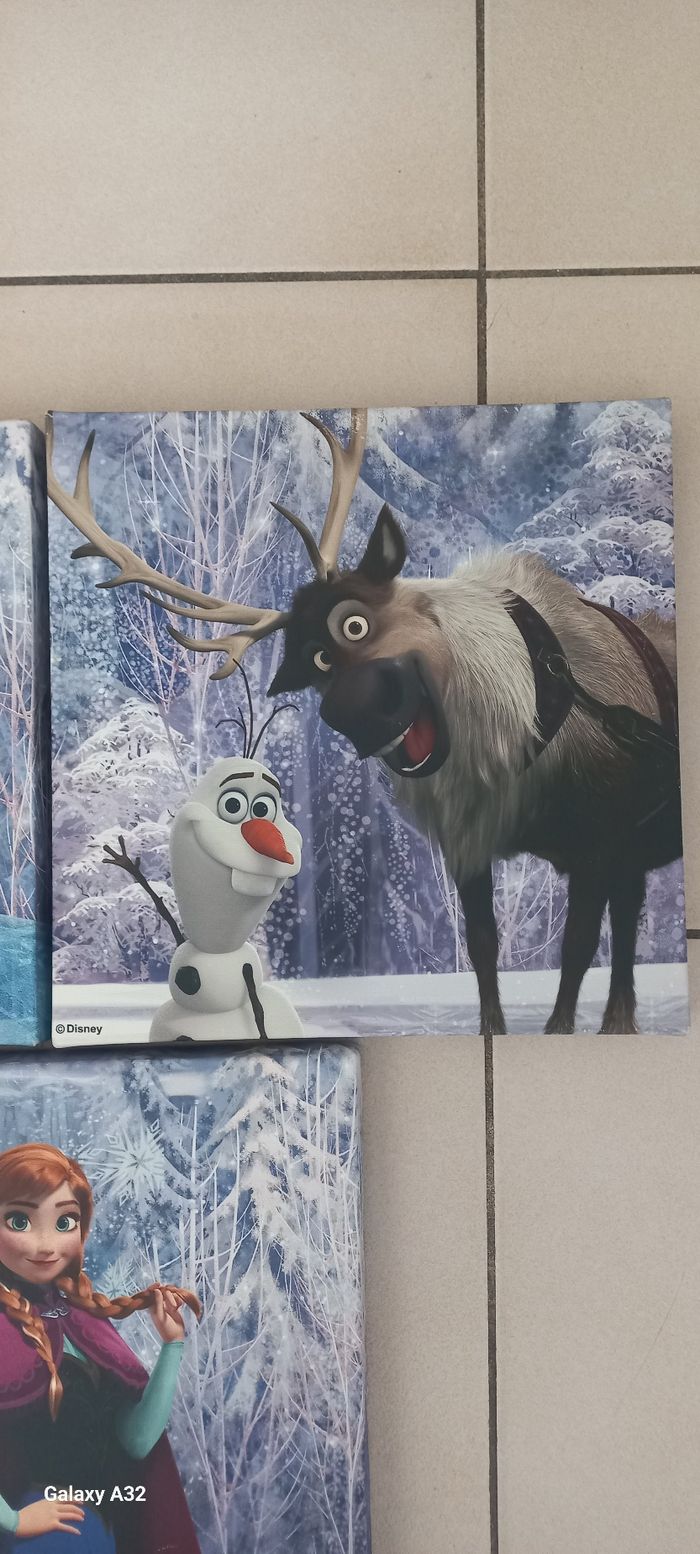 Cadre toile reine des neiges - photo numéro 2