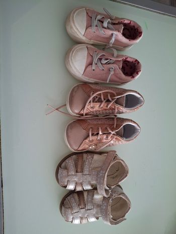 Lot Chaussures fille 19 et 20