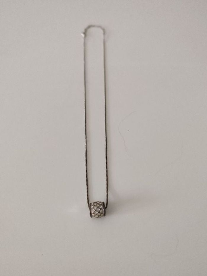 Collier argenté/strass
