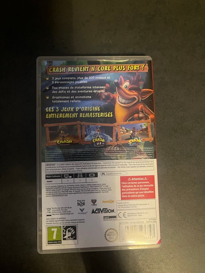 crash bandicoot switch - photo numéro 2
