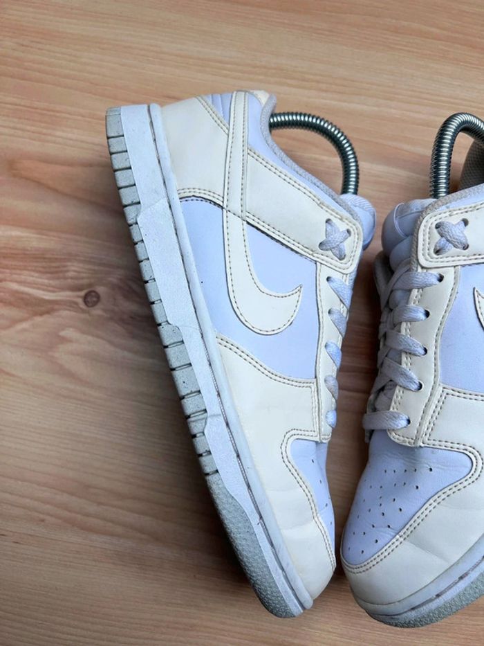 Nike Dunk Low Next Nature Blanche Jaune Pointure 38 – Sneakers Femme éco - photo numéro 4