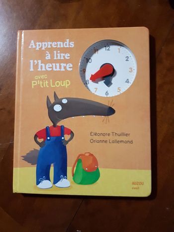 Apprends à lire l heure avec p'tit loup  auzou