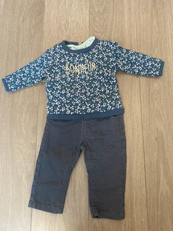 Ensemble trois pièces taille 3mois