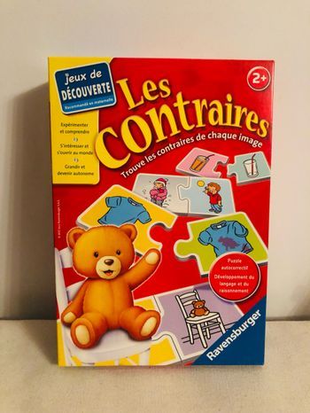 Jeu de société les contraires  ravensburger jouet enfant bébé